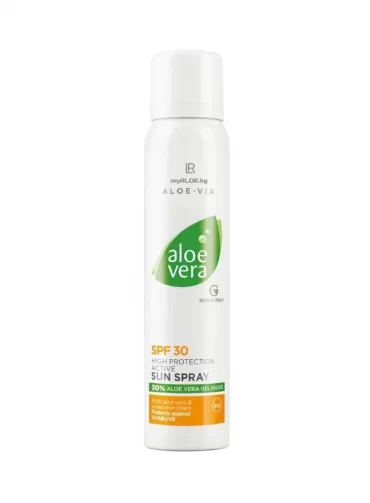Aloe Vera Spray de protecție solară activ cu Factor 30
