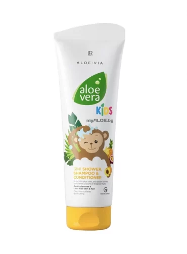 Aloe Vera Kids 3in1 Gel de duș, șampon și balsam